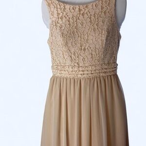 Cream lace maxi dress with sequin detail 3 Speechless NWT